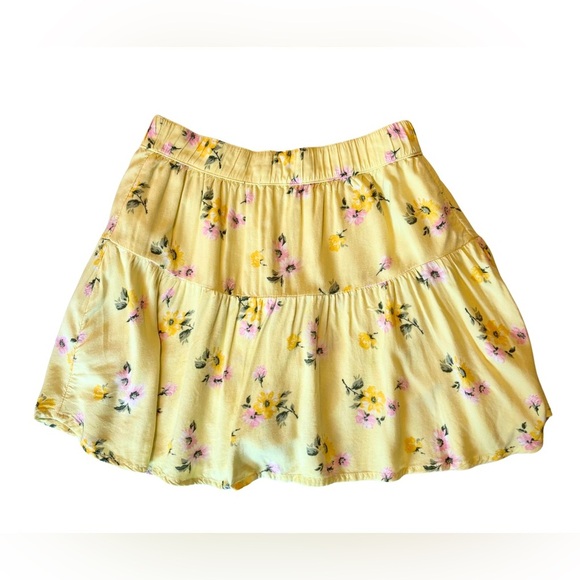 Kids Floral Yellow Skort - abercrombie kids - Picture 1 of 4